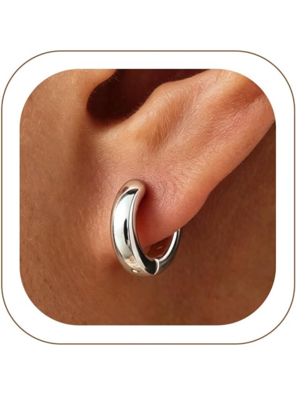 Stylish Small Hoop Earrings for Women | 7-16mm Stainless Steel Huggies